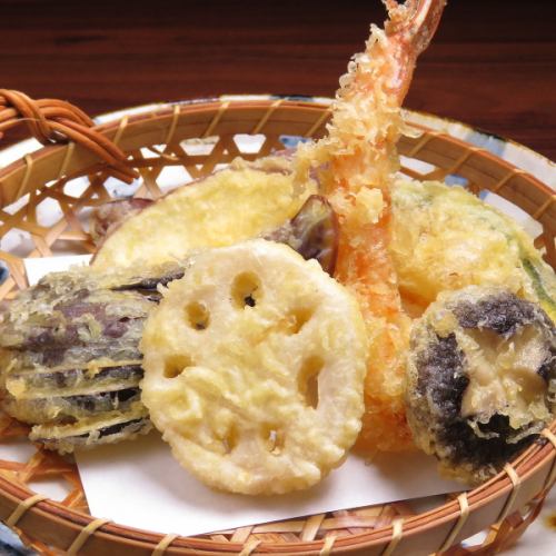 Assorted Kaga/Noto vegetable tempura