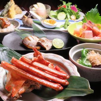 [Reservation required] A wide variety of seasonal flavors are available in the "Seafood Enjoyment Course" - 8 dishes only, 8,800 yen