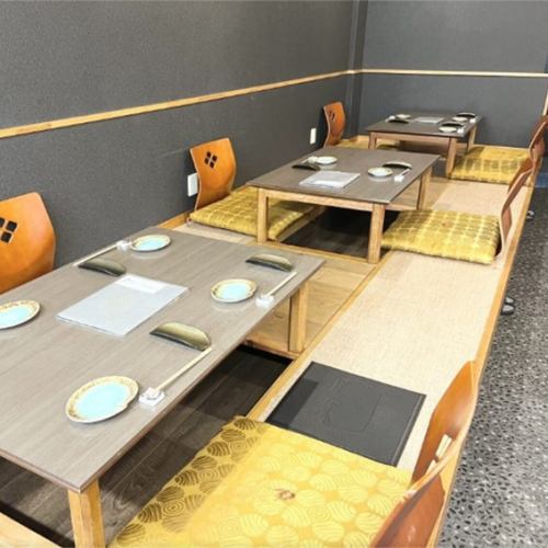 堀こたつ席でゆったり◎