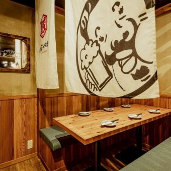 のれんの個室は居心地も抜群!プライベート感溢れる大人かっこいい空間が居心地の良い秘訣★