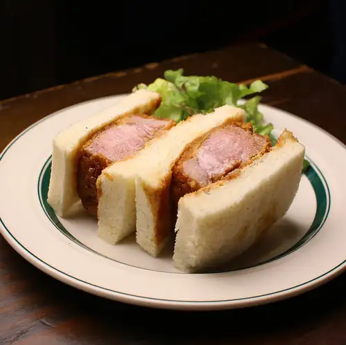 【仅限工作日】厚切猪排三明治套餐