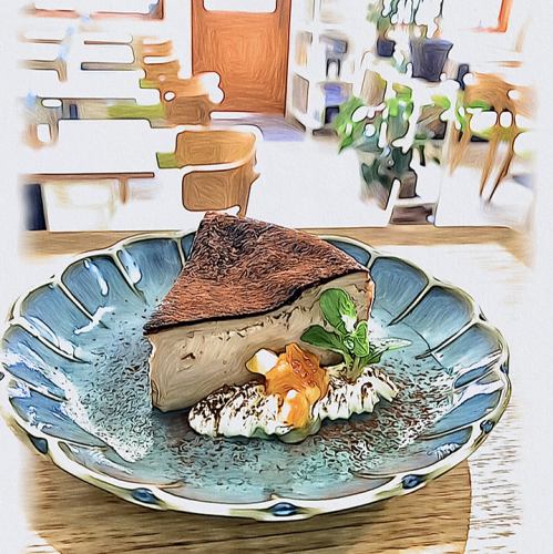 ジャンドゥーヤのバスクチーズケーキ