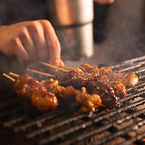 Goes well with alcohol! Special yakitori starting at 143 JPY (incl. tax)!