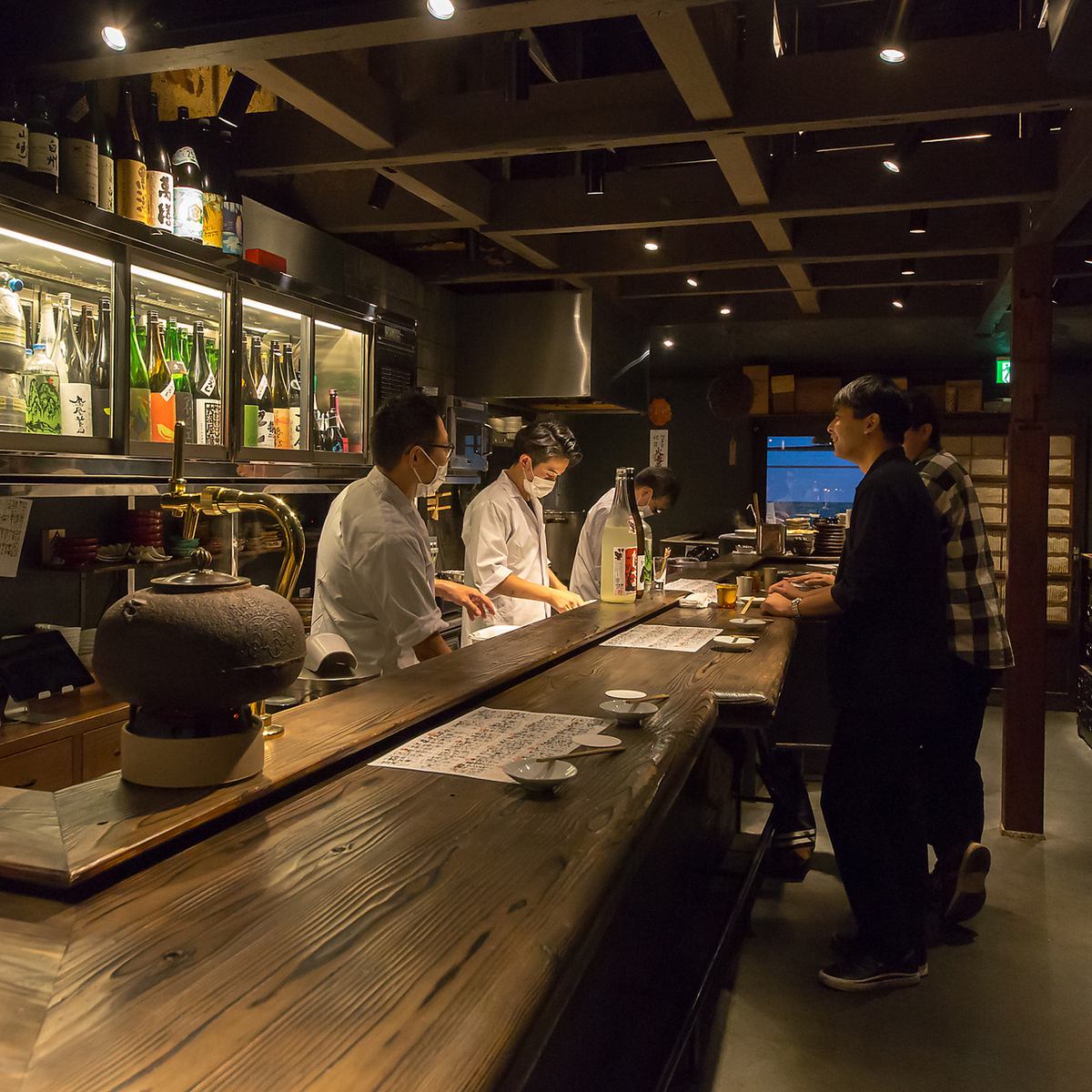 古民家をリノベーションしたお洒落な店内。落ち着いた雰囲気が◎