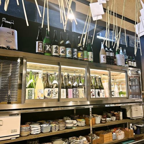 当店自慢の日本酒は常時30種類取り揃えております！