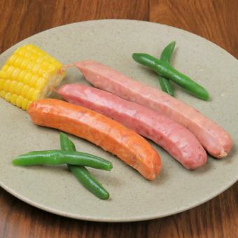 ラムソーセージ3種盛りセット