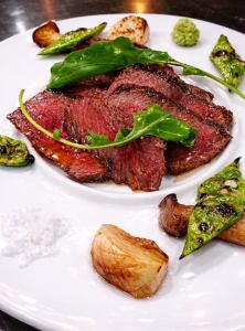 Charcoal-grilled Wagyu sirloin