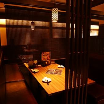 【半個室4名～8名×4】10名様前後の飲み会にもピッタリなお席も充実◎様々なシーンの宴会にご対応いたします♪