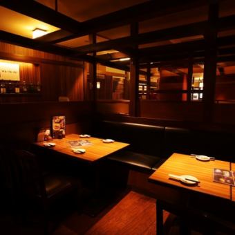 【禁煙席4名×3、2名×1】8名～16名様までの個室をご用意★