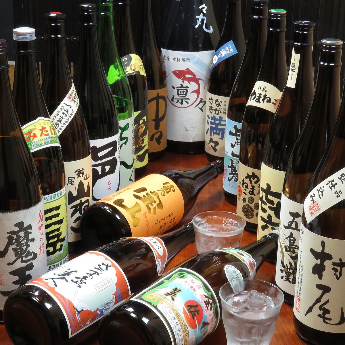 All drinks in the store such as sake (local sake) and shochu are OK.