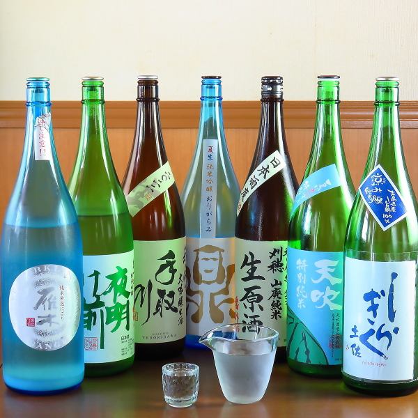 無濾過生原酒を中心に全国各地から取り揃えております【日本酒各種】