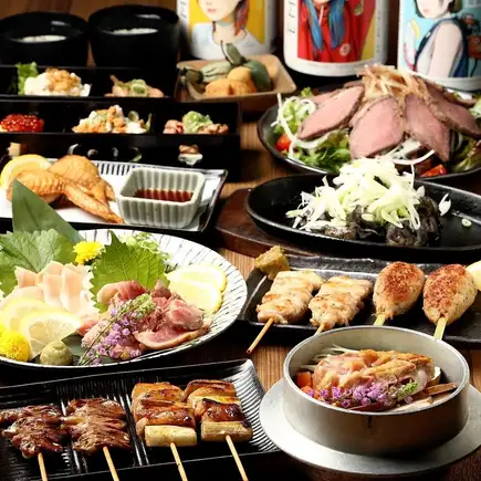 【含2小時暢飲】雞肉套餐（共15道菜）5,500日圓