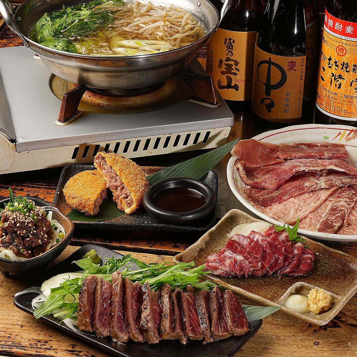【大人の隠れ家】大人が集う、落ち着いた雰囲気♪馬肉と日本酒