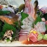 Assorted specially selected sashimi