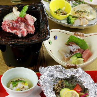 ◇◆新年会プラン◆◇お造りやあか牛の陶板焼き[全8品]＋110分飲み放題付き⇒8,000円(税込)