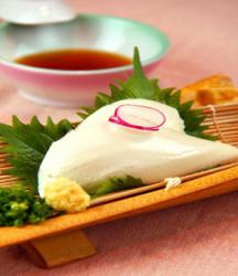 Homemade bamboo tofu