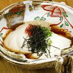 Homemade deep-fried tofu