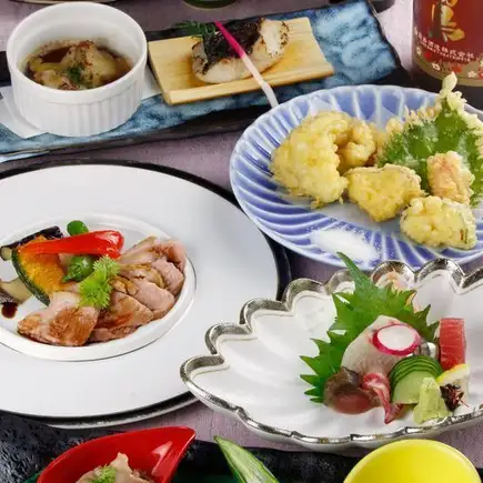 〇おまかせコース〇全7品＋110分飲み放題付き→5000円