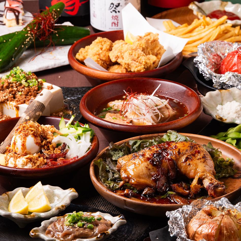 All seats are in private rooms with doors / Single item all-you-can-drink 1,100 yen / Unlimited all-you-can-drink 1,650 yen