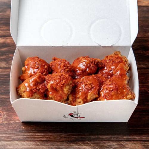 Super spicy RED fried chicken (6 pieces)