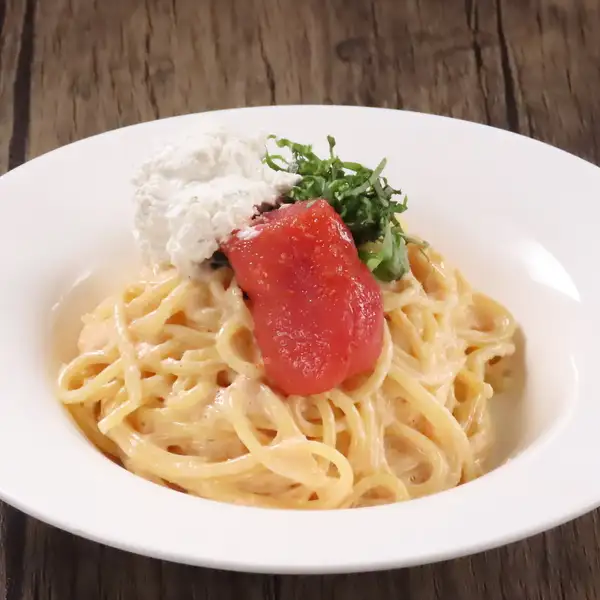 大人の明太クリームパスタ