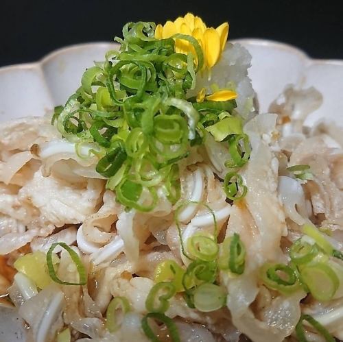 枝豆/ミミガー柚子こしょうポン酢/山芋ザクザク