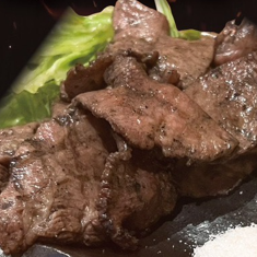 【好評です！】薄切り牛タン炭火焼