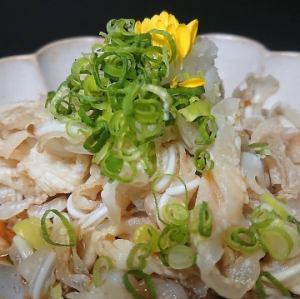 ミミガー柚子こしょうポン酢