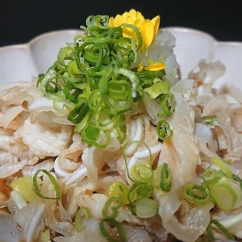 ミミガー柚子こしょうポン酢