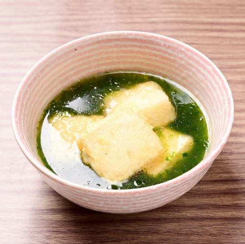 生のり揚げだし豆富