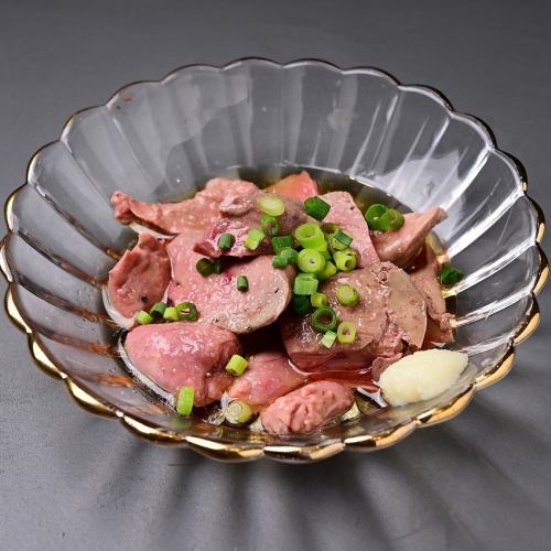 合法です！鶏のレバ刺し