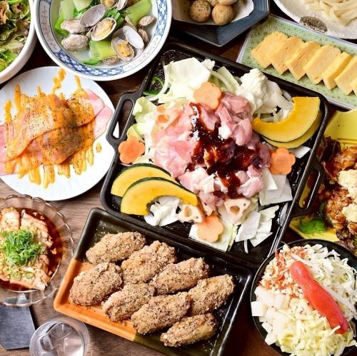 新年会のご予約受付中◎閉店まで無制限飲み放題＆もんじゃサービスの大感謝コース5,000円も大好評♪