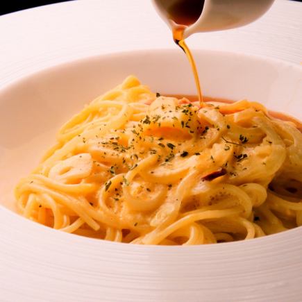 "おまかせパスタ+ミックスPIZZA+鴨のカルパッチョ"付き!2H飲み放題コース 全8品 4000円!
