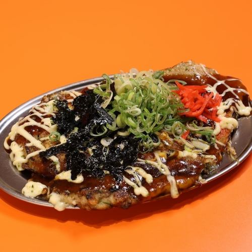 牛すじぼっかけと九条ネギのネギ焼き