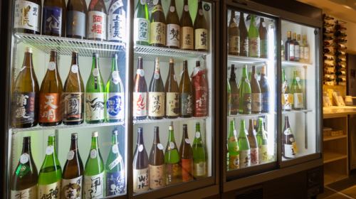 沖縄を除く日本全国46都道府県の日本酒が揃い踏み！