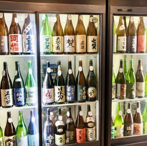 沖縄を除く日本全国46都道府県の日本酒が揃い踏み！