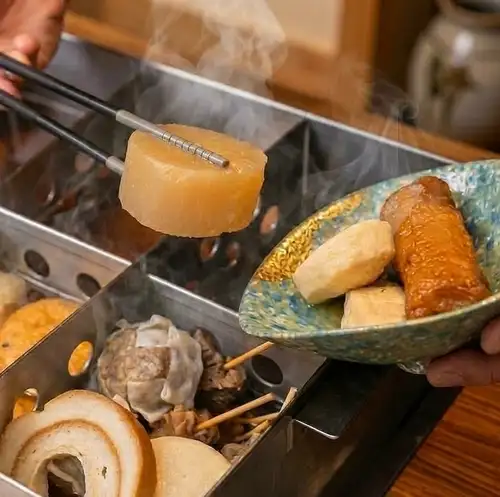 [Our famous 5-piece Oden Platter] Our signature "oden," made with carefully selected broth, is at its most delicious this season!