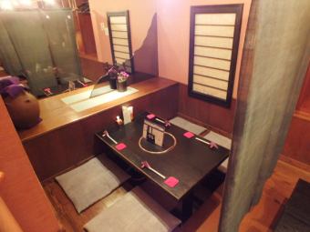 A calm space.♪ Kotatsu digging in a modern Japanese store.Ideal for a calm dinner party ☆ For entertaining customers!