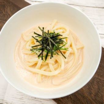 明太豆乳クリームうどん
