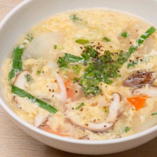 Egg soup