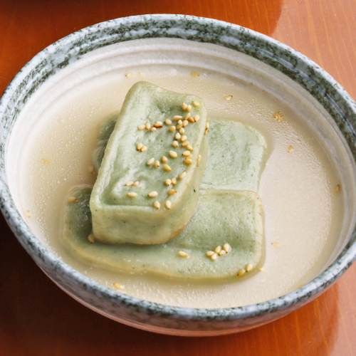 揚よもぎ麩(3ヶ)