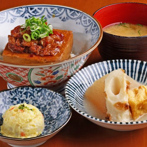おでんスタンドのとうめし定食