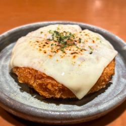 Cheese and ham cutlet