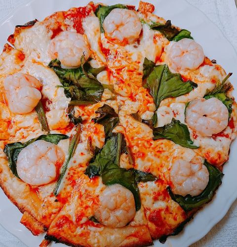 shrimp and spinach