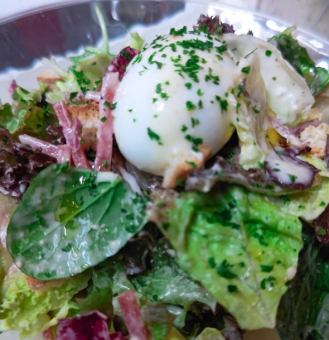 Caesar salad ~with soft-boiled egg~