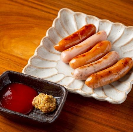 ソーセージ5種盛り