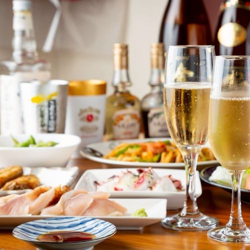 予算や使い方に合わせた豊富な飲み放題付きコースが充実