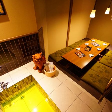 Reservation required! [Digging Gotatsu private room with footbath].You can enjoy it in a homely atmosphere.