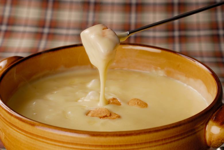 Cheese fondue course