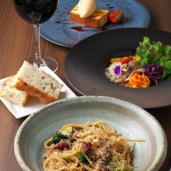 〈Planzo A〉午餐套餐♪ 享用主厨亲手制作的意式面包◎